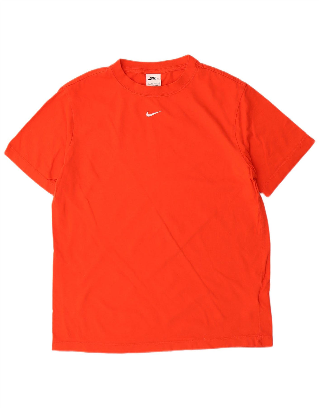 T-shirt da uomo NIKE Top XS arancione in cotone