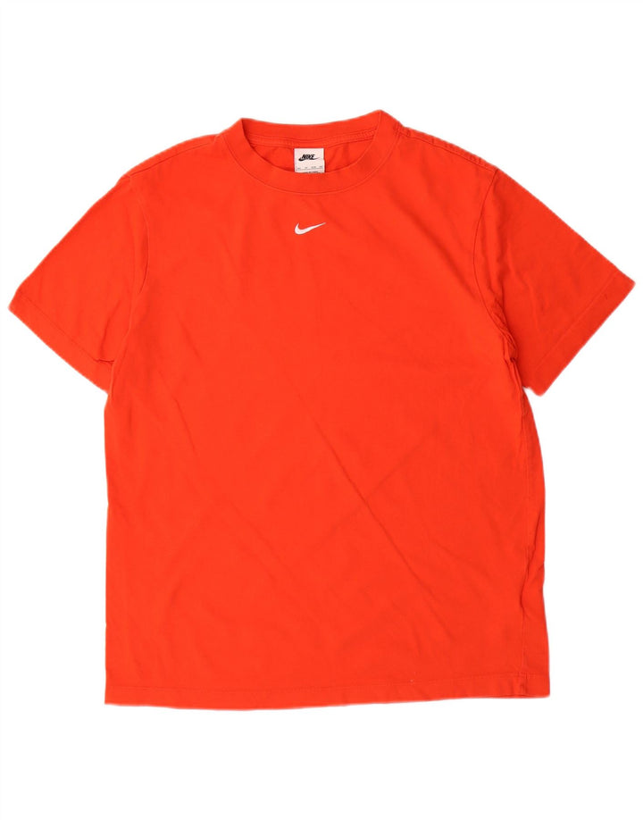 T-shirt da uomo NIKE Top XS arancione in cotone