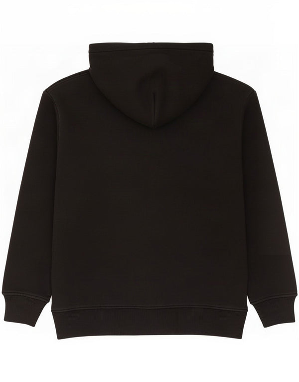 Felpa con cappuccio da uomo Zara piccola in cotone nero