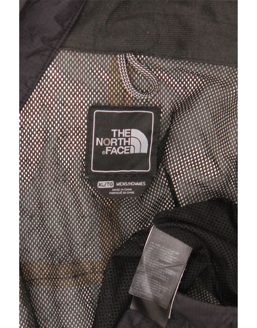 THE NORTH FACE Giacca antipioggia da uomo con cappuccio UK 42 XL Nylon nero
