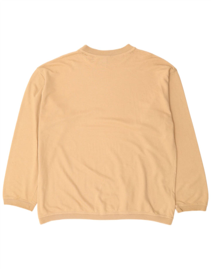 Felpa grafica da uomo Wrangler maglione XL cotone beige