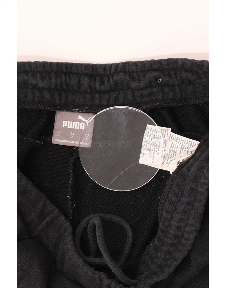 Pantaloncini sportivi da uomo Puma piccoli in cotone nero