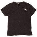 T-shirt da uomo Puma Top Large in cotone chiazzato grigio