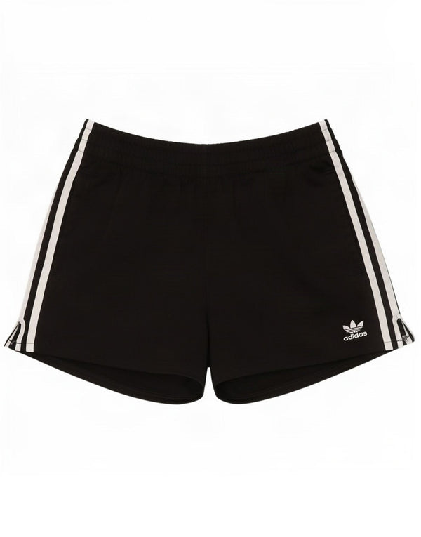 Pantaloncini sportivi Adidas da donna UK 12 medio nero poliestere