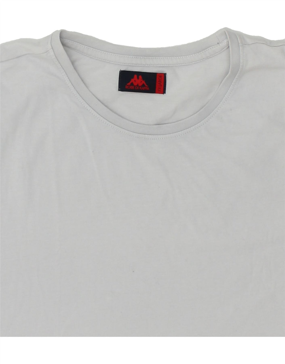 KAPPA Mens T-Shirt Top 2XL Grey Cotton Vintage Kappa and Second-Hand Kappa from Messina Hembry 