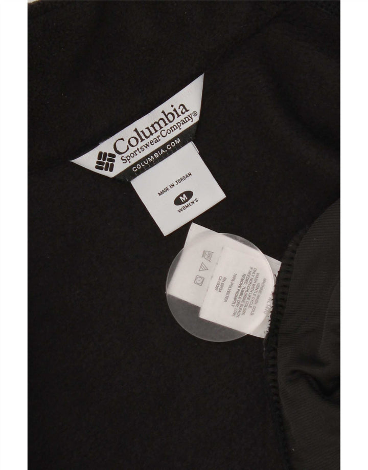 Gilet in pile da donna Columbia UK 12 medio nero poliestere