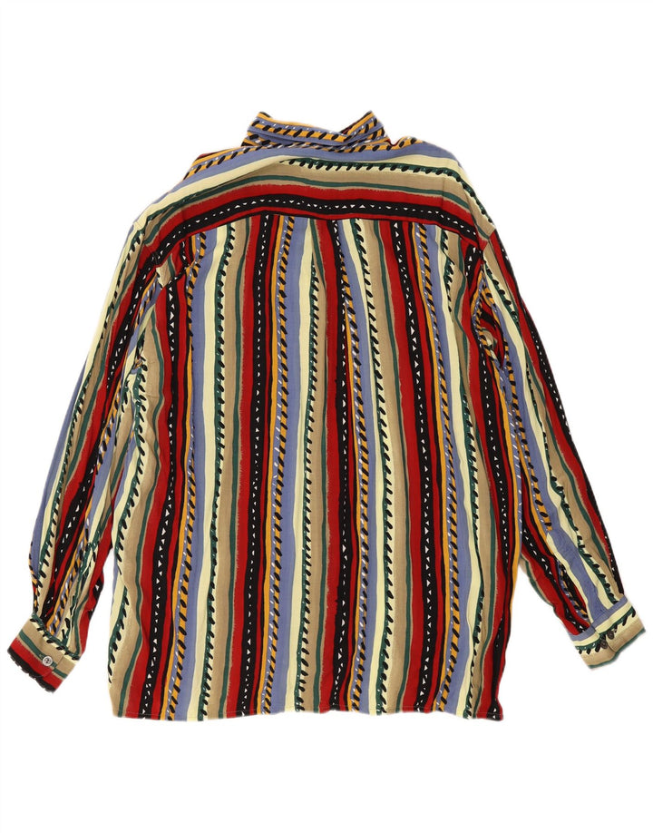 Camicia da uomo Hatico Performance taglia 41 grande in viscosa a righe multicolori