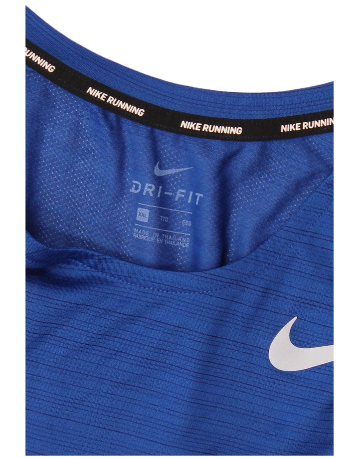 Maglietta Nike Dri Fit da uomo 2XL Blu