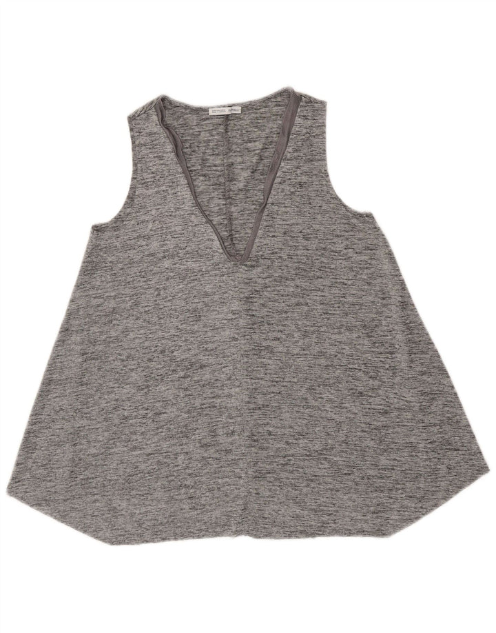 Canotta da donna Zara UK 12 Grigio medio chiazzato