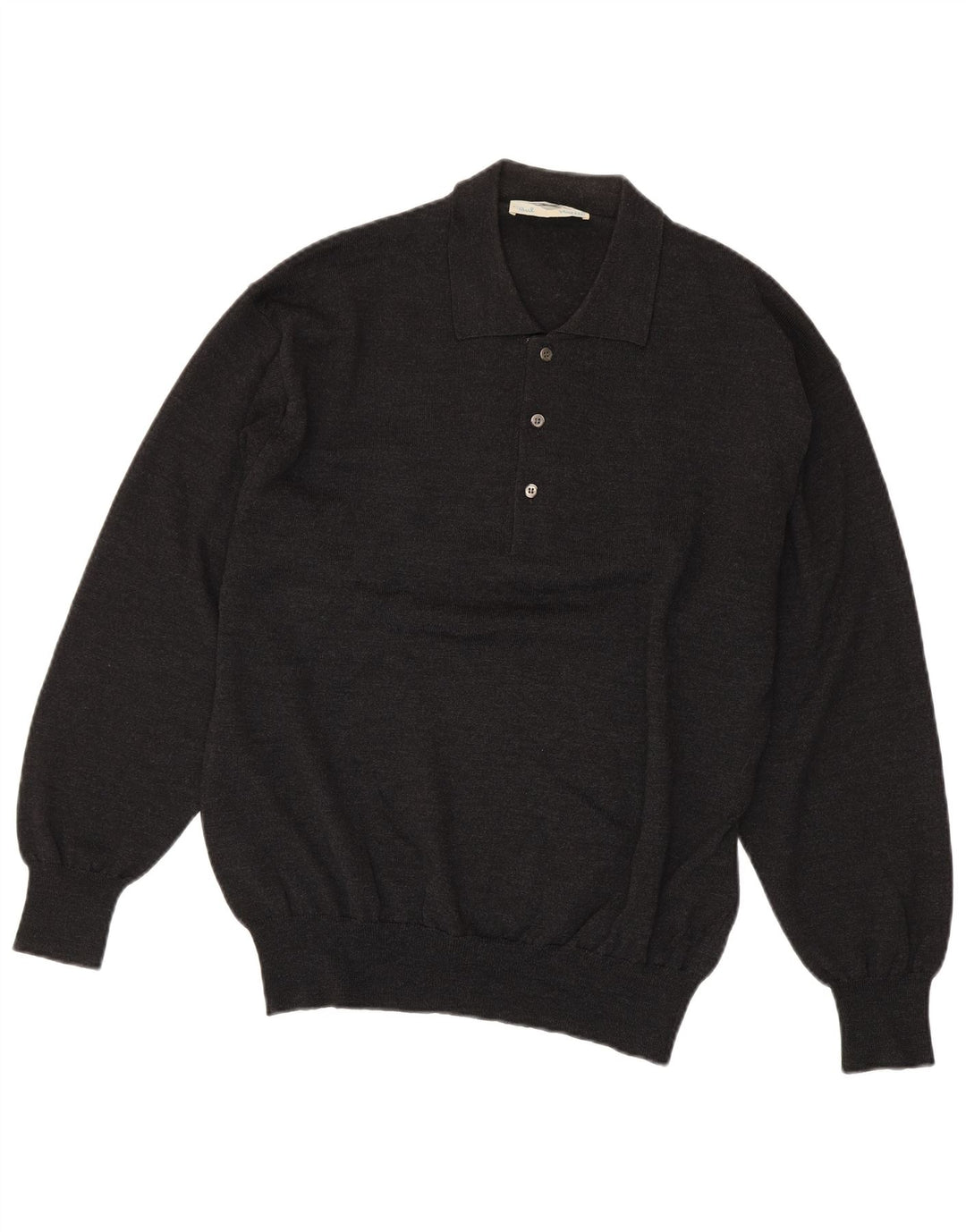 Maglione vintage da uomo con collo alto IT 54 XL Grigio