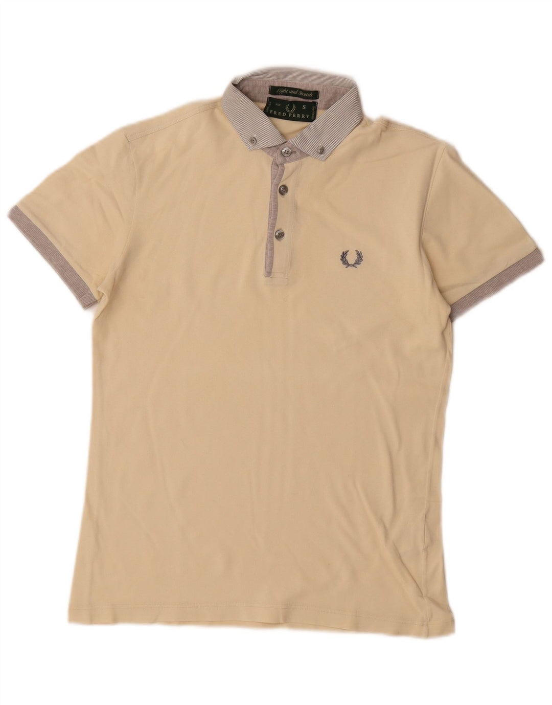 Polo da uomo Fred Perry piccola in cotone bianco sporco