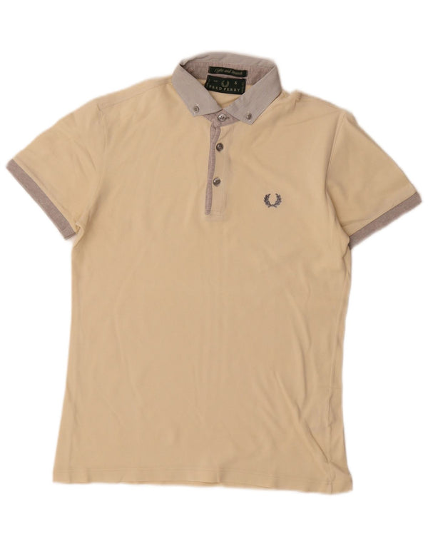 Polo da uomo Fred Perry piccola in cotone bianco sporco