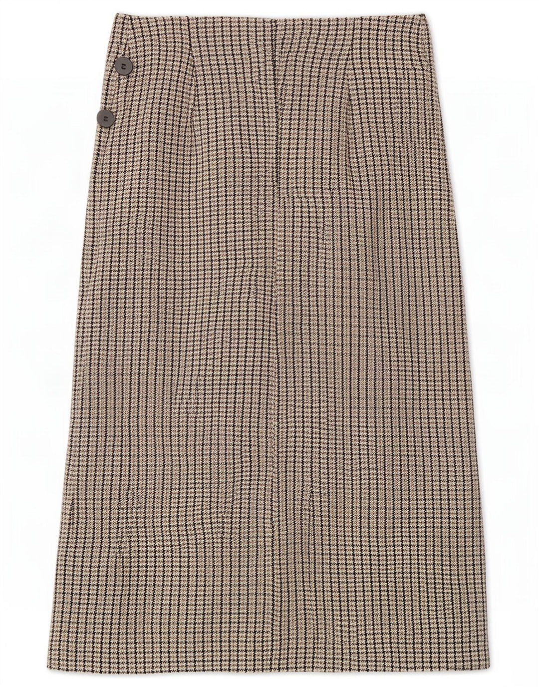 Gonna a portafoglio Zara da donna grande W30 a quadri marroni