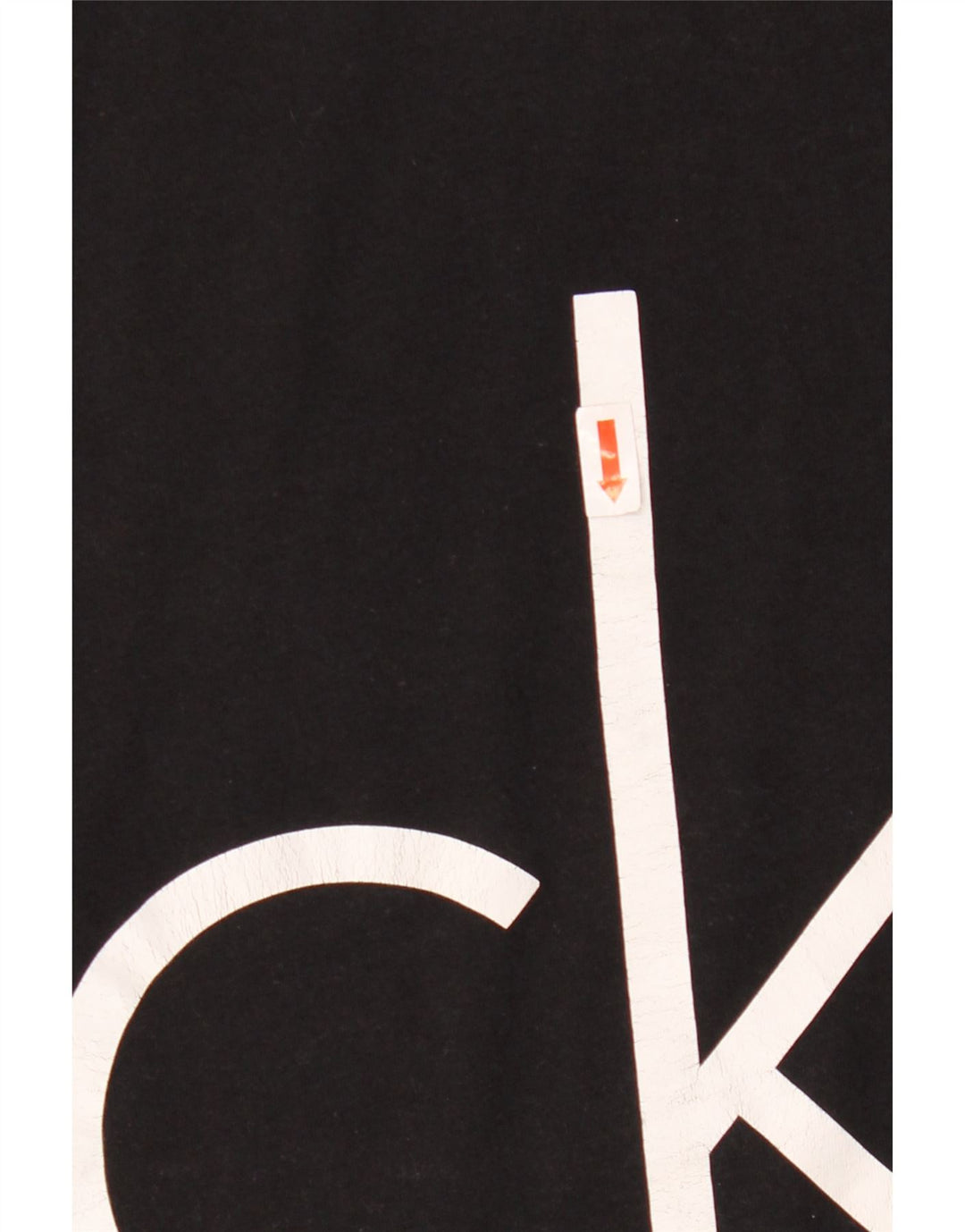 T-shirt grafica da uomo Calvin Klein grande nera