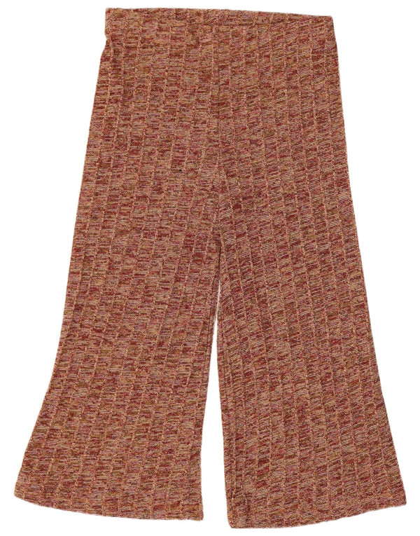 Pantaloni da tuta Zara da donna Capri UK 14 grandi chiazzati multicolori
