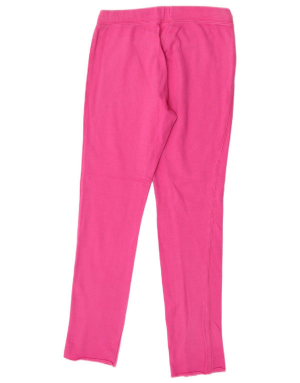 Pantaloni Tuta Bambina Benetton 11-12 Anni 2XL Cotone Rosa