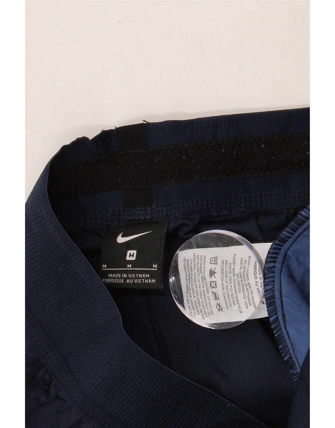 Pantaloni da tuta da uomo NIKE medio poliestere blu navy