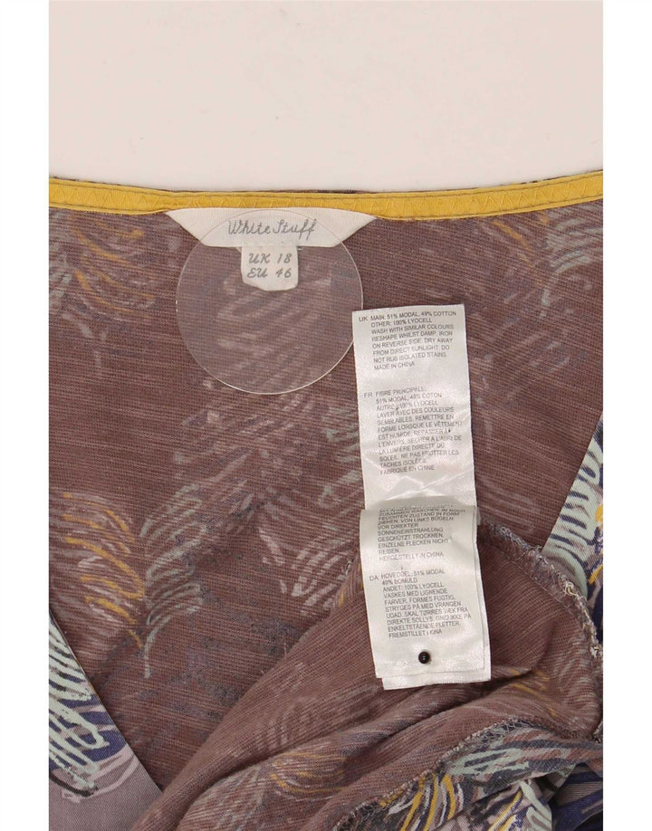 Camicetta da donna con maniche a 3/4 di White Stuff UK 18 XL floreale multicolore