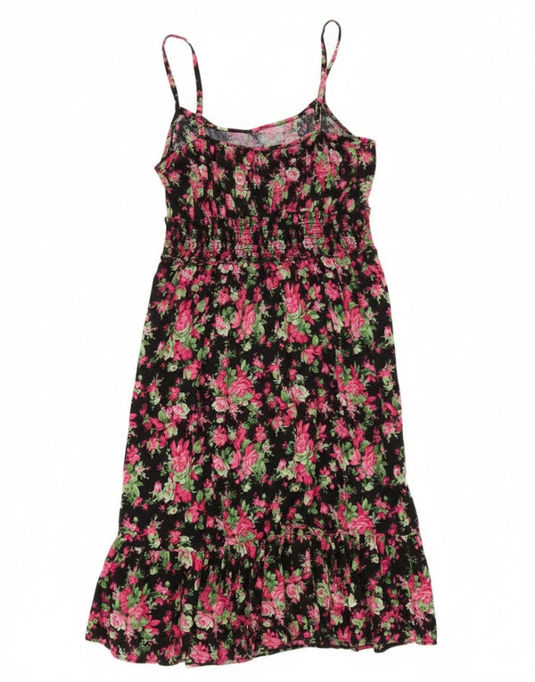 Vestito estivo da donna Benetton UK 4 XS Nero floreale