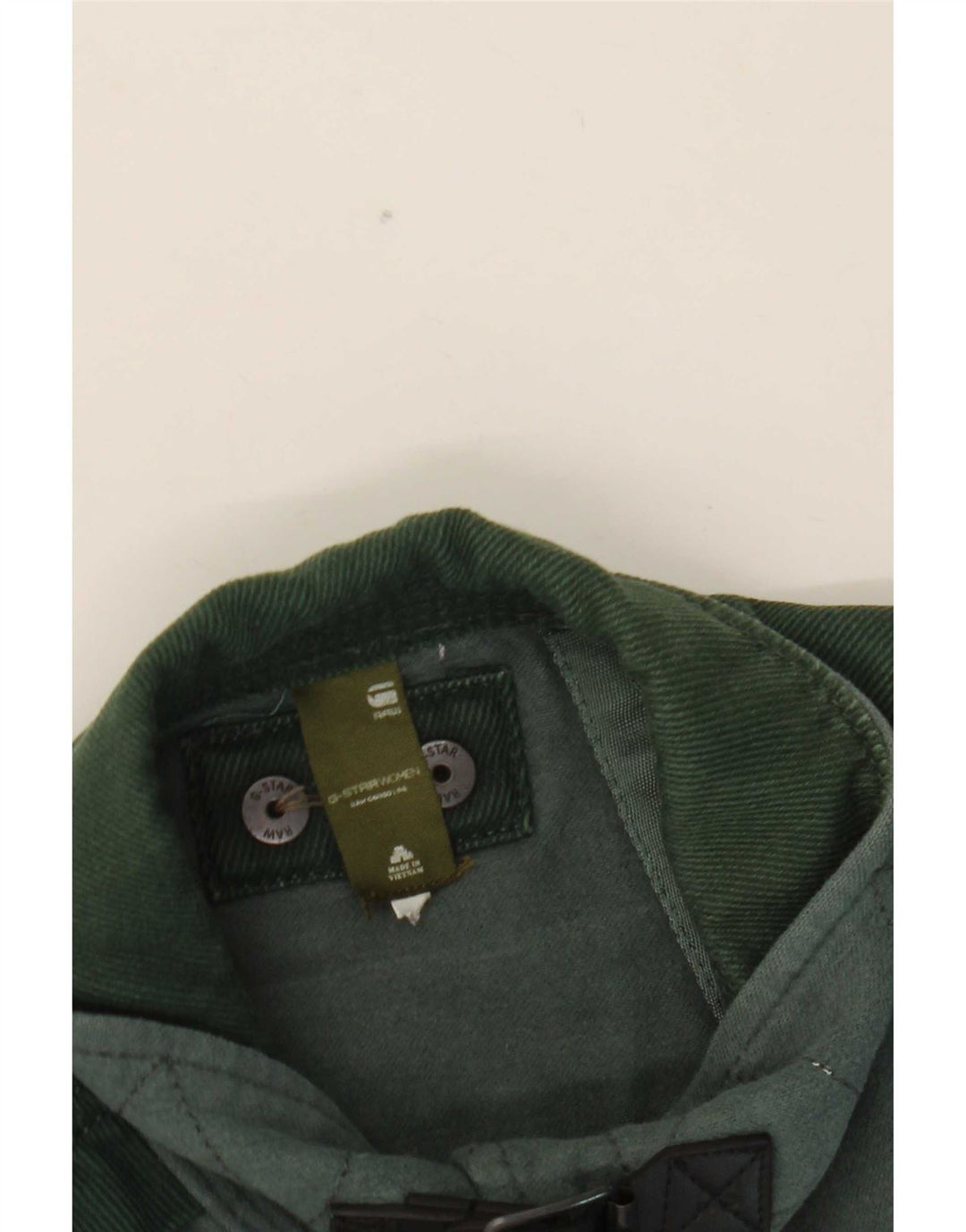 Camicia in denim da uomo G-Star piccola in cotone verde