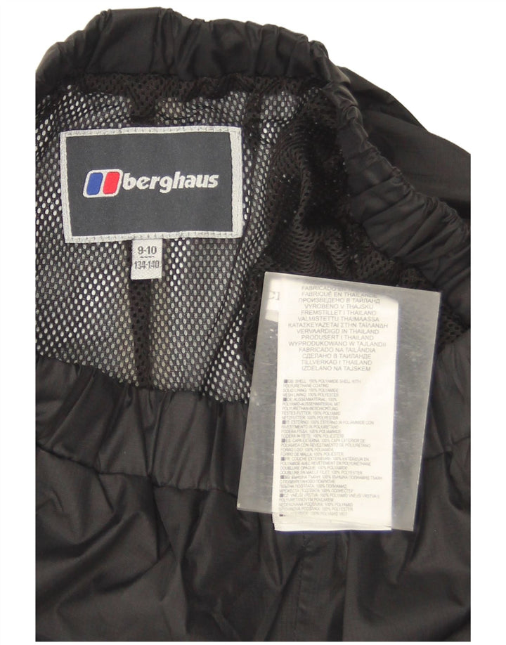 Pantaloni impermeabili da bambino Berghaus 9-10 anni in poliammide nero