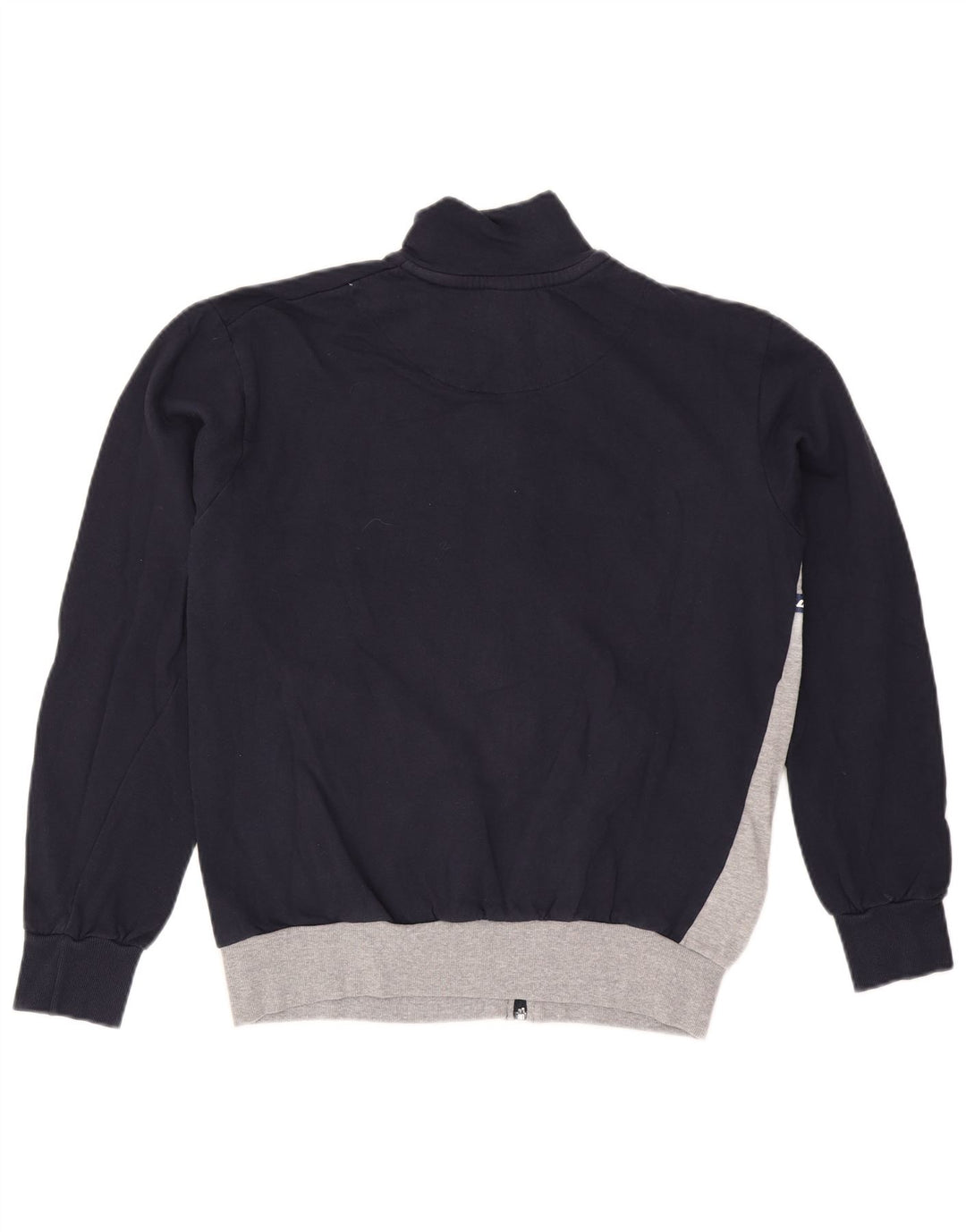 Giacca da ginnastica grafica da uomo Lotto, giacca grande, in cotone color block blu navy