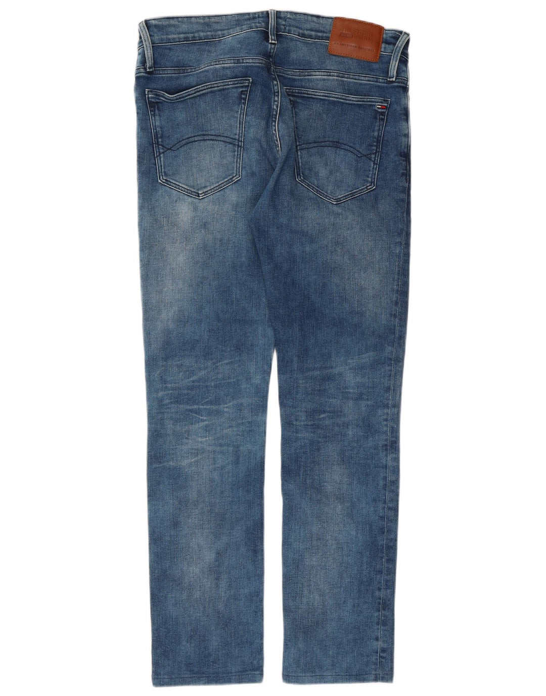 Jeans slim da uomo Tommy Hilfiger W32 L29 cotone blu