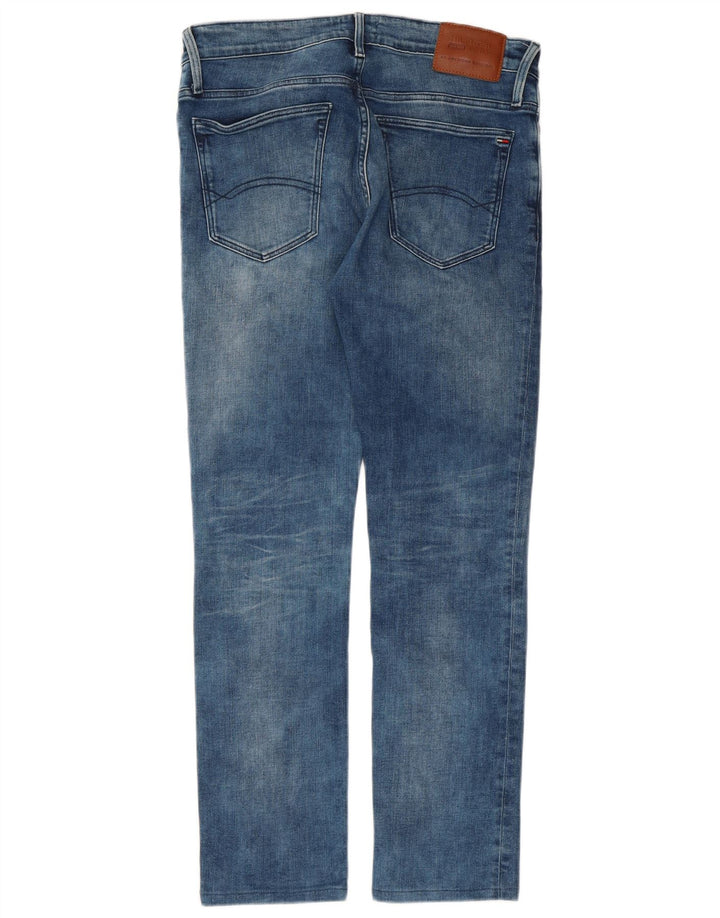 Jeans slim da uomo Tommy Hilfiger W32 L29 cotone blu