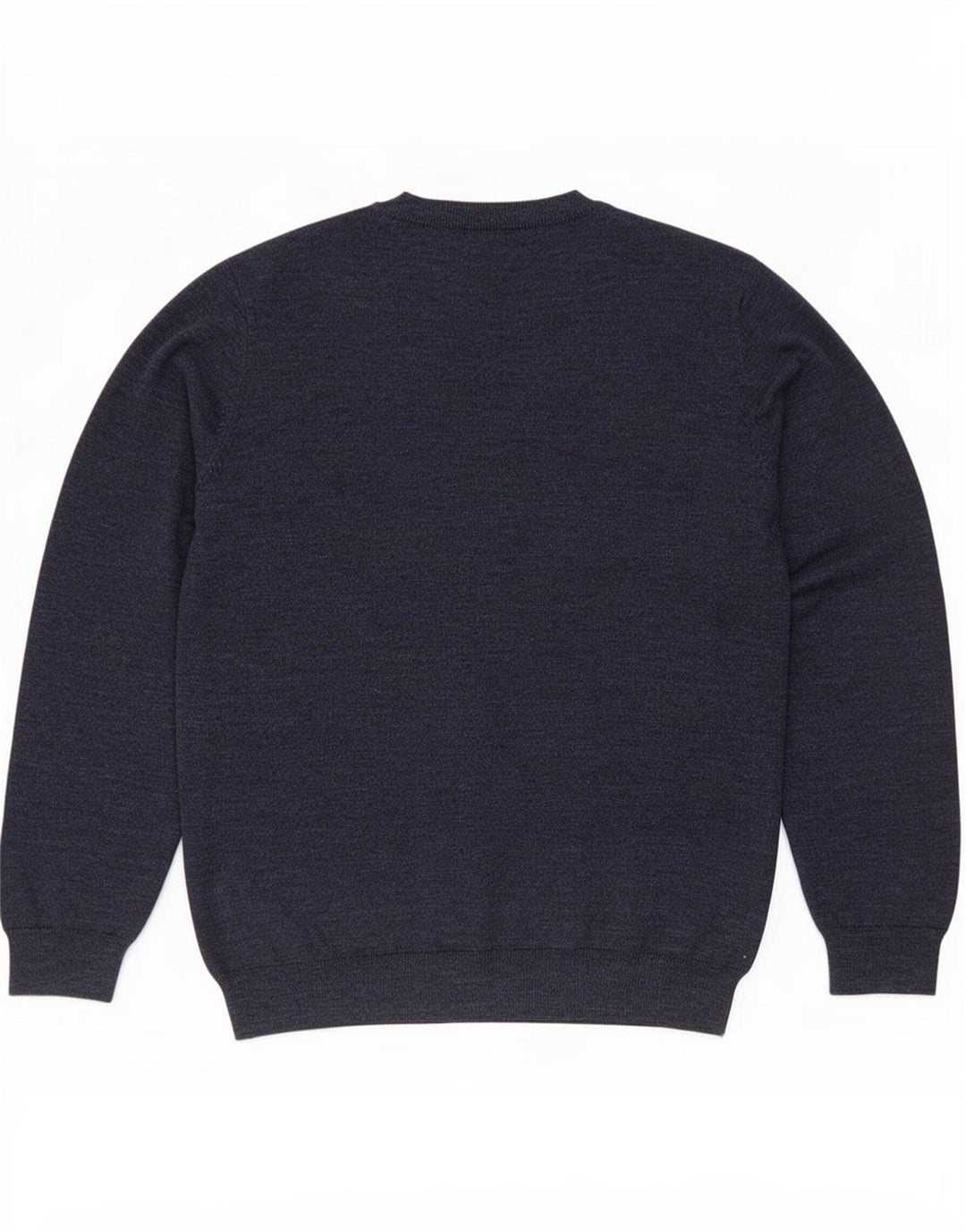 Maglione maglione girocollo da uomo M&Co XL in cotone blu navy