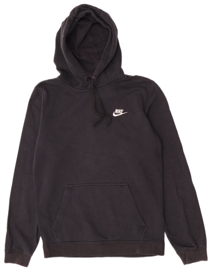 Felpa con cappuccio Nike Regular Fit da uomo, piccola, in cotone nero