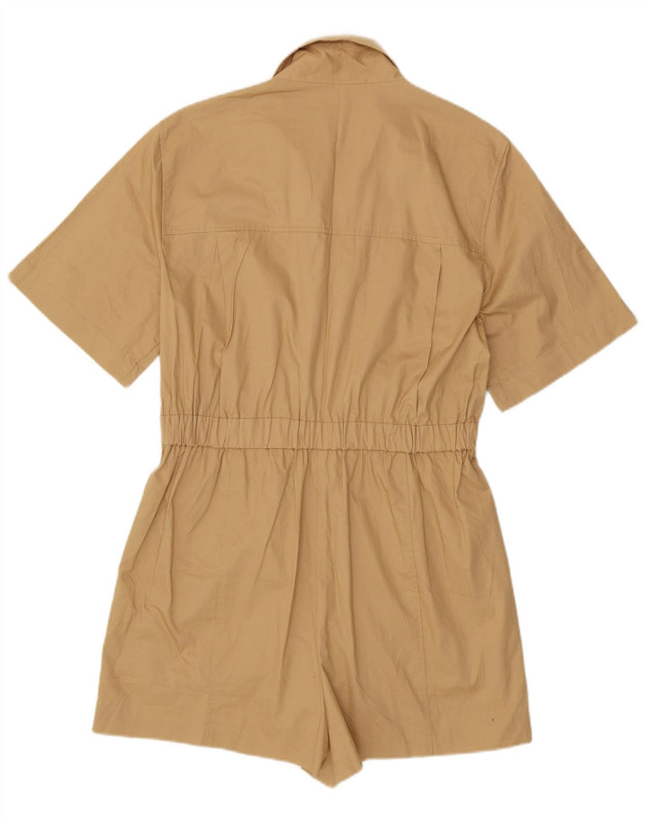 Tutina corta da donna Zara UK 20 2XL cotone beige