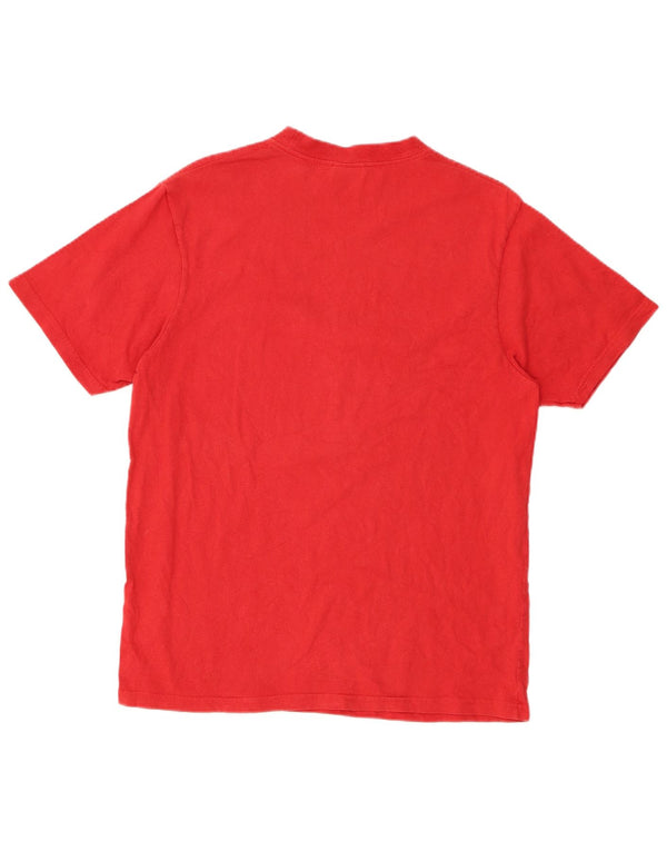 T-shirt grafica da uomo BILLABONG Top in cotone rosso medio