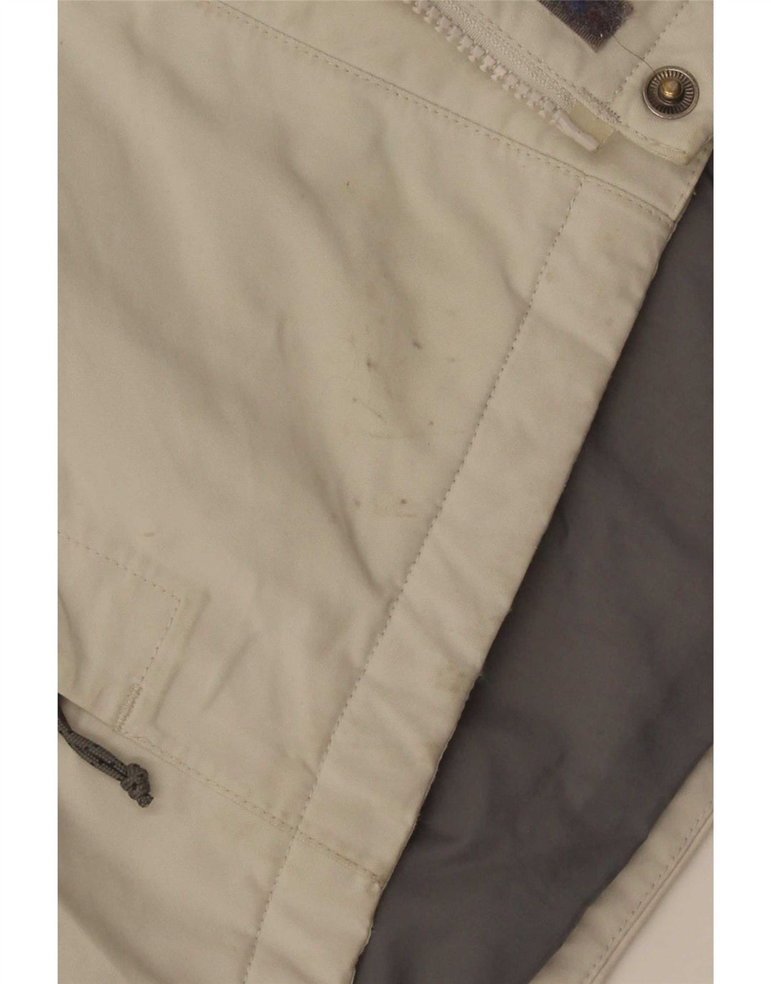 Giacca a vento con cappuccio da donna The North Face UK 16 grande bianco sporco