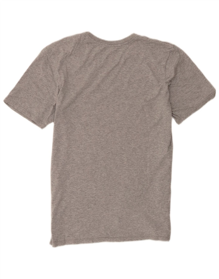 T-shirt Nike da uomo dal taglio atletico, in cotone mélange grigio medio