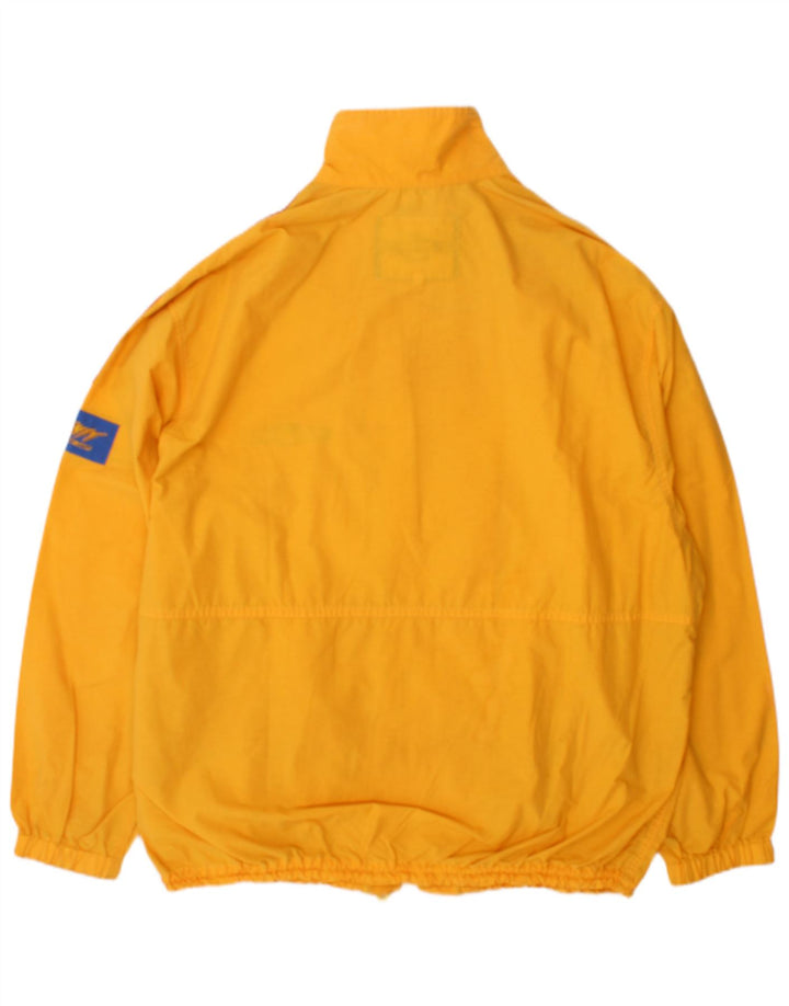 Giacca da ginnastica da uomo Mito grande in cotone color block giallo
