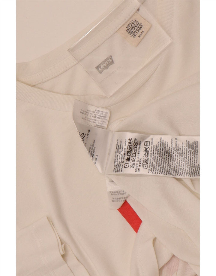 Levi's T-shirt grafica da uomo Peanuts Top in cotone bianco piccolo