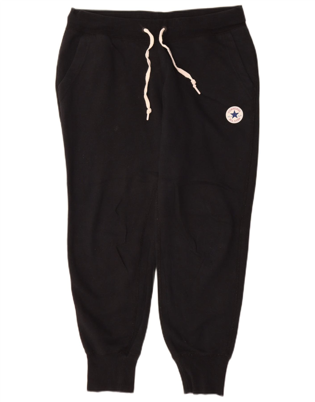 Pantaloni da tuta da donna Converse Joggers UK 14 Medium Black Cotton