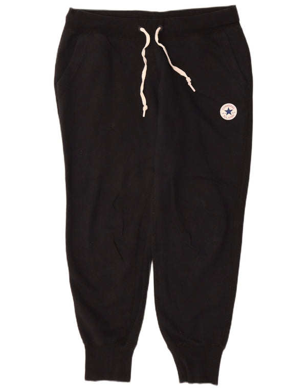 Pantaloni da tuta da donna Converse Joggers UK 14 Medium Black Cotton