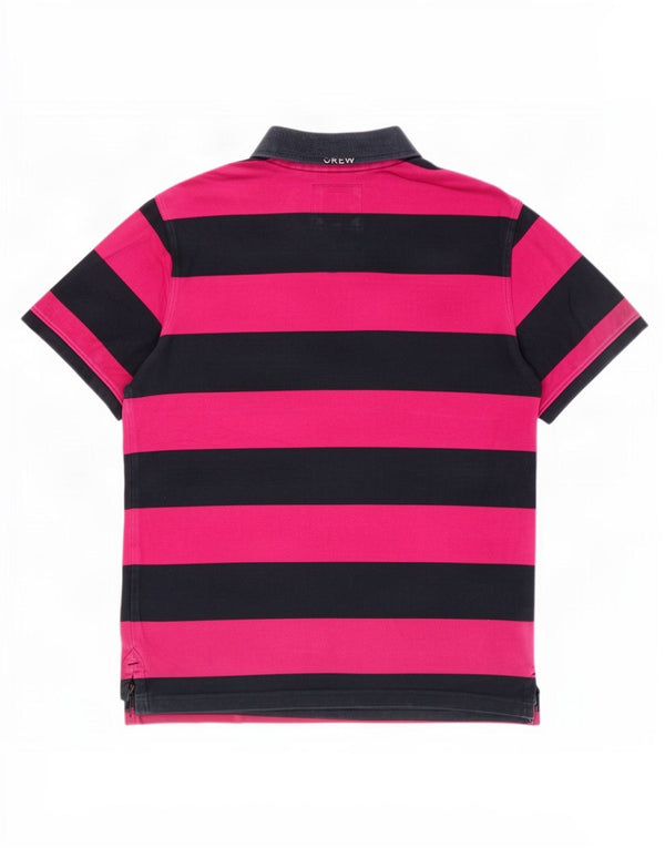 Crew Clothing Polo da uomo XL in cotone a righe blu navy