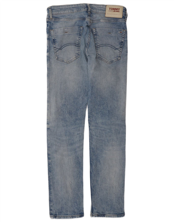 TOMMY HILFIGER Jeans slim da uomo W29 L30 cotone blu