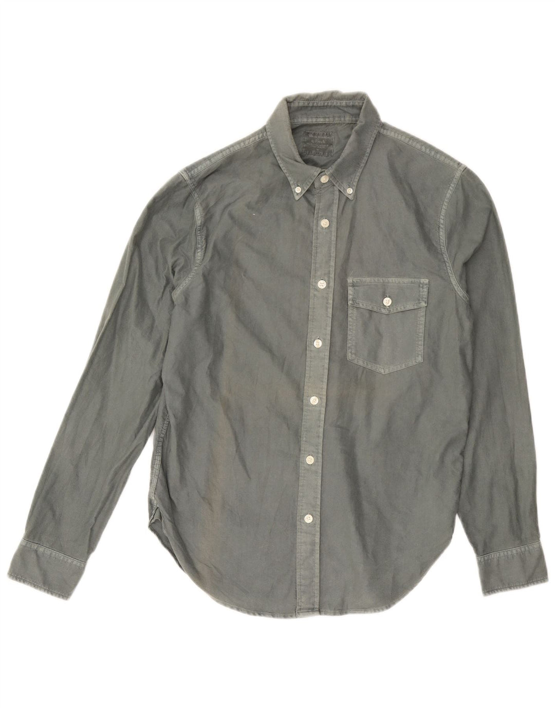 Camicia da uomo ABERCROMBIE & FITCH Cotone grigio medio