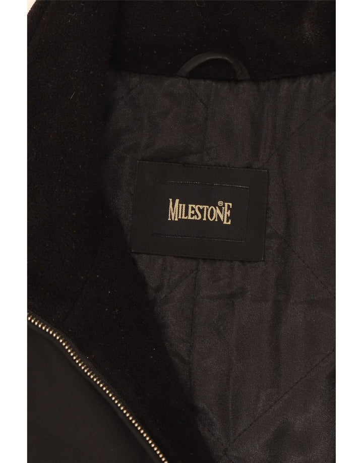 Giacca a vento da uomo Milestone EU 54 2XL Poliestere nero