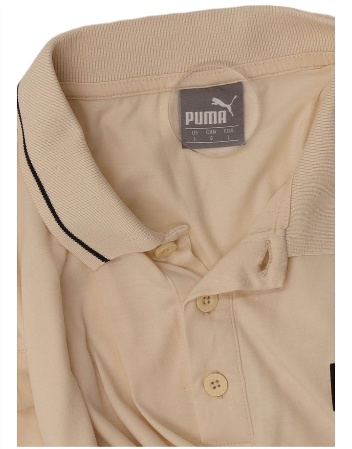 Polo Puma Uomo Large Beige