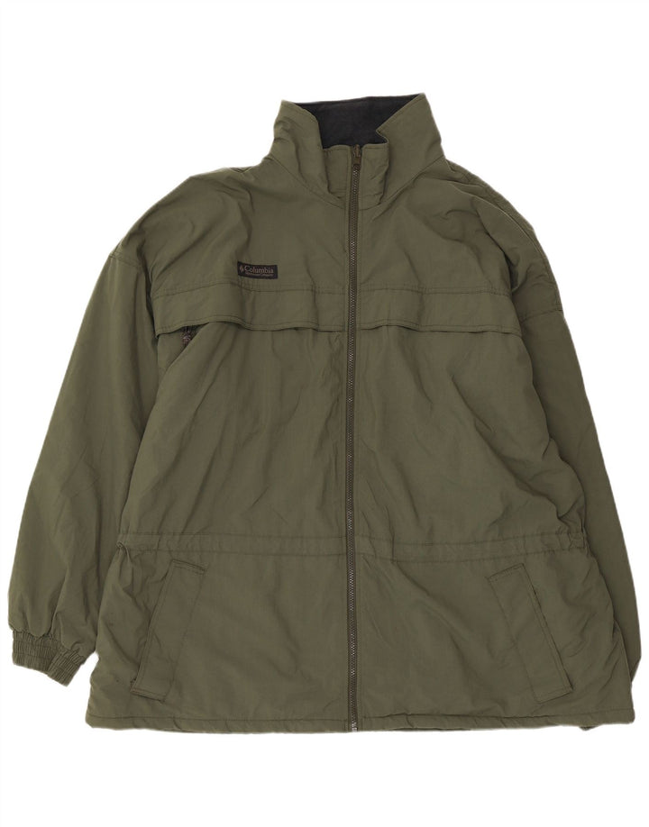 Giacca a vento da uomo Columbia UK 44 2XL Nylon kaki