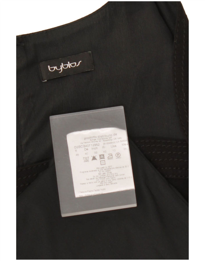 BYBLOS Abito Tubino Donna IT 46 Large Nero Poliestere