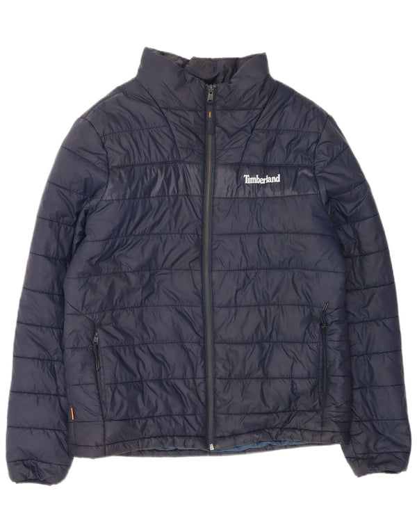 Giacca imbottita da uomo Timberland UK 38 nylon medio blu navy