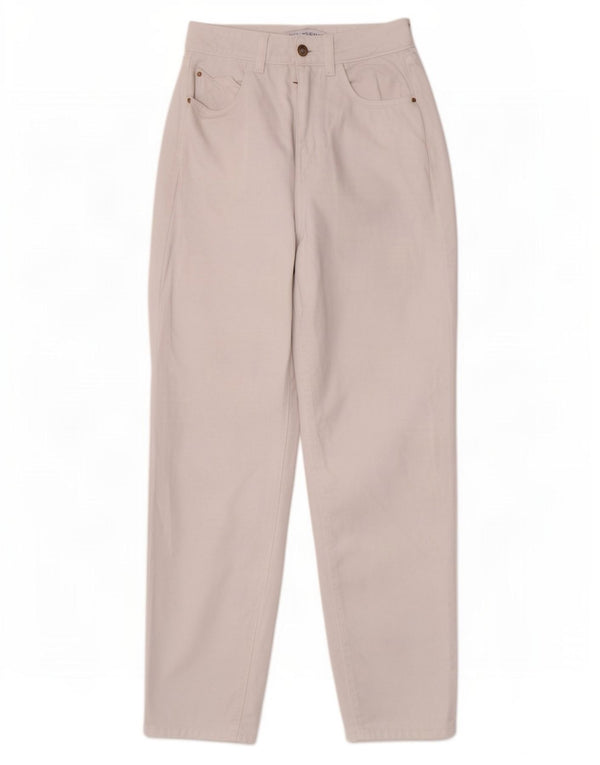 Jeans affusolati a vita alta da donna Zara EU 34 2XS W24 L26 Bianco