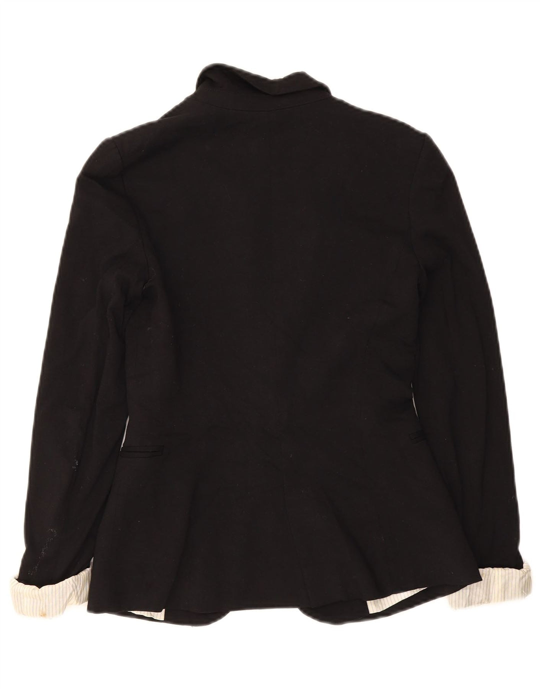Giacca blazer a 1 bottone da donna Zara UK 6 XS viscosa nera