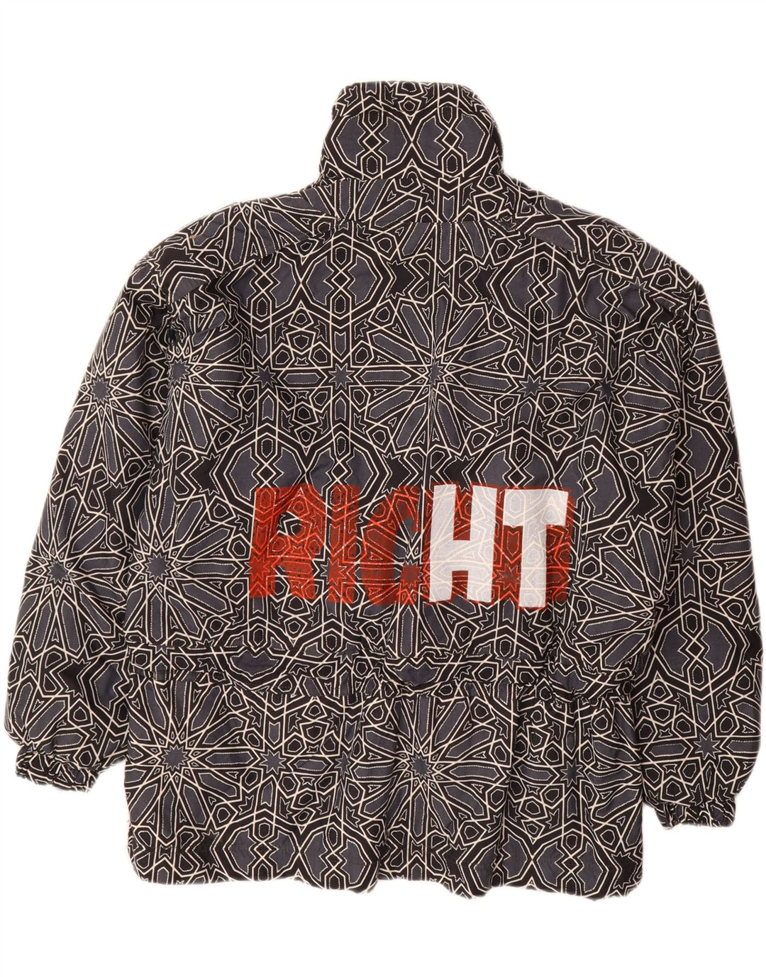 CAPITOLO Giacca anorak grafica da uomo COOK UK 42 XL Grigio geometrico