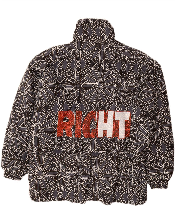 CAPITOLO Giacca anorak grafica da uomo COOK UK 42 XL Grigio geometrico